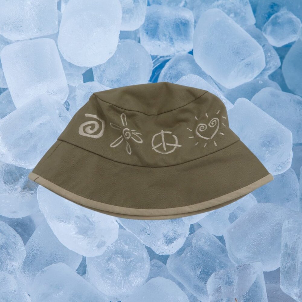 Walt Disney World Bucket Hat Beige Sun  One Size EUC